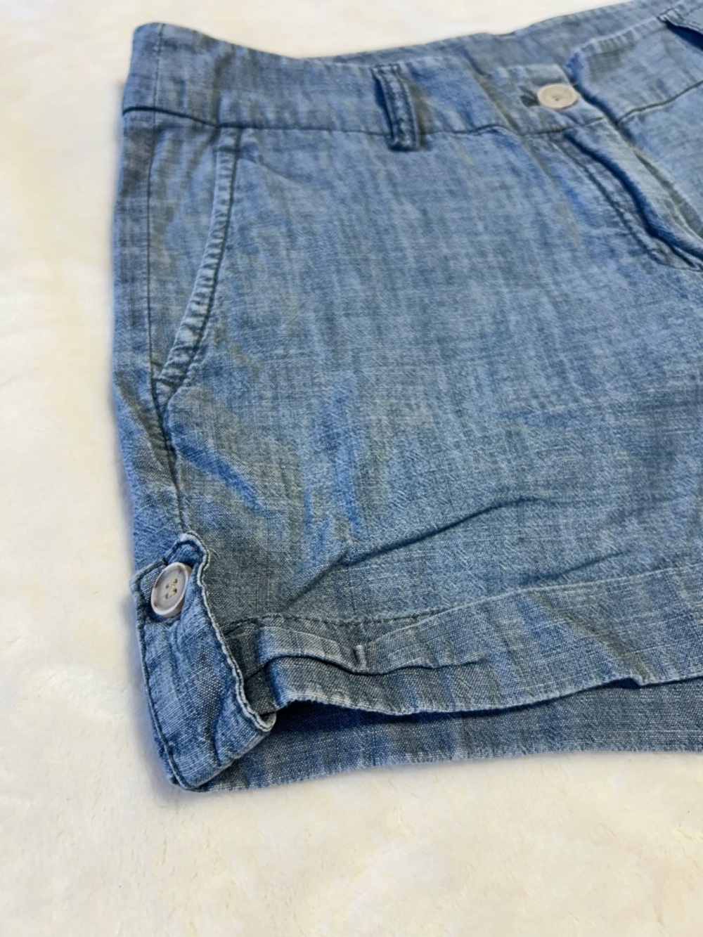 Kenar Denim Shorts - Picture 2 of 4